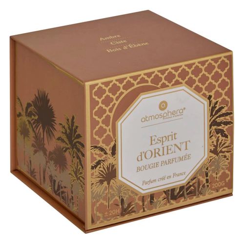 Bougie Parfumée En Verre "elisa" 200g Esprit D'orient