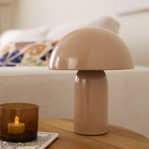 Lampe à poser H. 24,5 cm LITO Beige