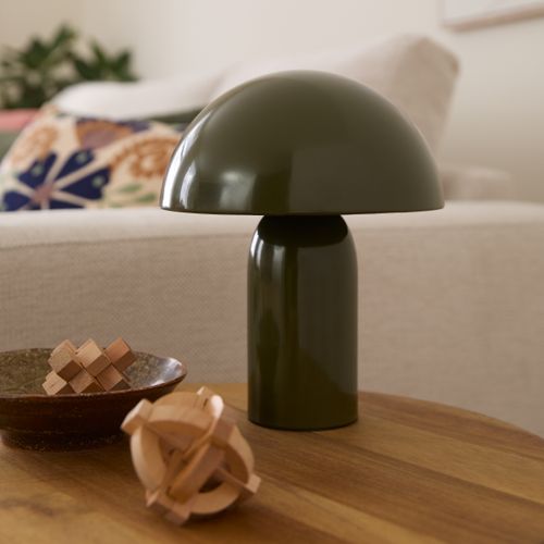 Lampe à poser H. 24,5 cm LITO Kaki