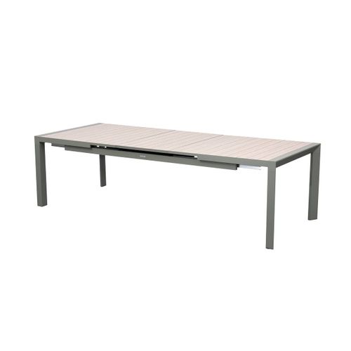 Table De Jardin 10 Places Evasion Extensible Beige Lin/laurier