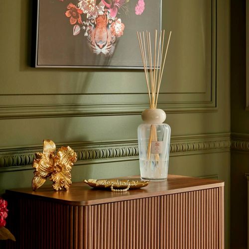 Diffuseur De Parfum En Verre "belli" 500ml Fleur De Lotus