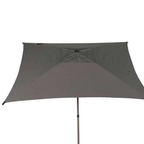 Parasol Droit Carré Inclinable Soya 2,5x2,5m Café