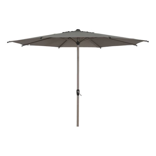 Parasol Droit Rond Inclinable Loompa 3m Café