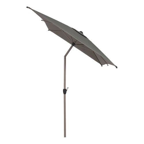 Parasol Droit Rectangulaire Inclinable Loompa 3x2m Café
