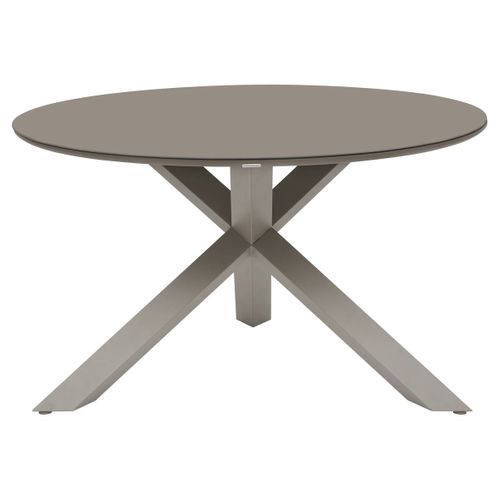 Table De Jardin 6 Places Oryon D130cm Café