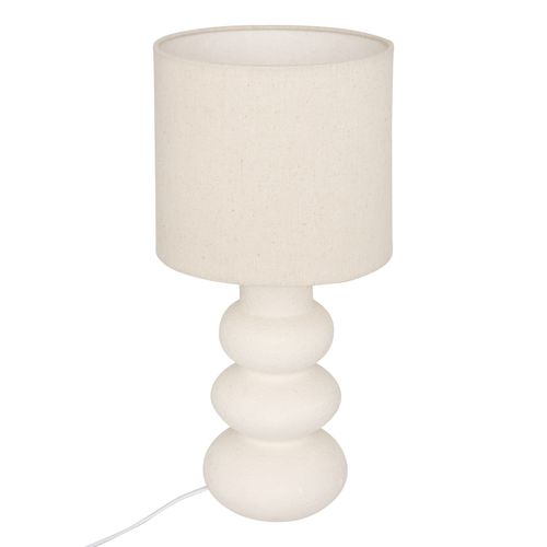 Lampe de chevet H. 42 cm ALITHA Blanc