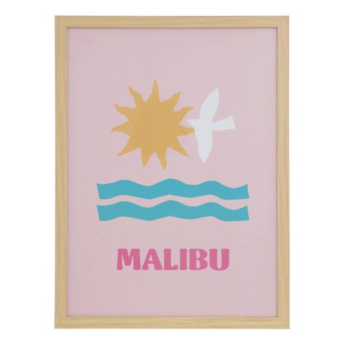 Affiche Encadrée Libe 30x40cm "malibu"