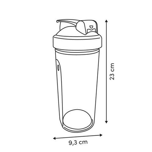 Shaker Pour Crêpes Essentiels 800ml En Verre