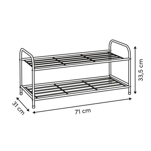 Range-chaussures 6 Paires Metty Noir