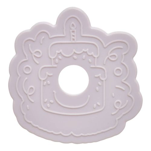 8 Tampons à Pbiscuits Anniversaire Blanc