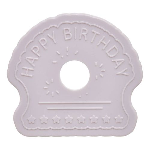 8 Tampons à Pbiscuits Anniversaire Blanc