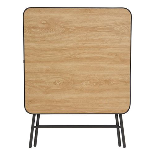 Table Pliante 4 Places Flexy Plus 80x80cm Noir