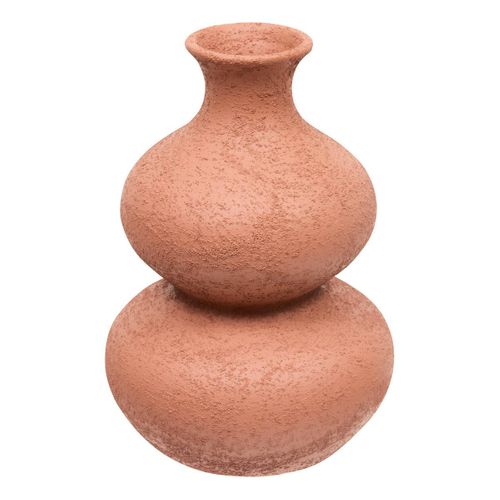 Vase Totem Ezia H23,5cm Marron
