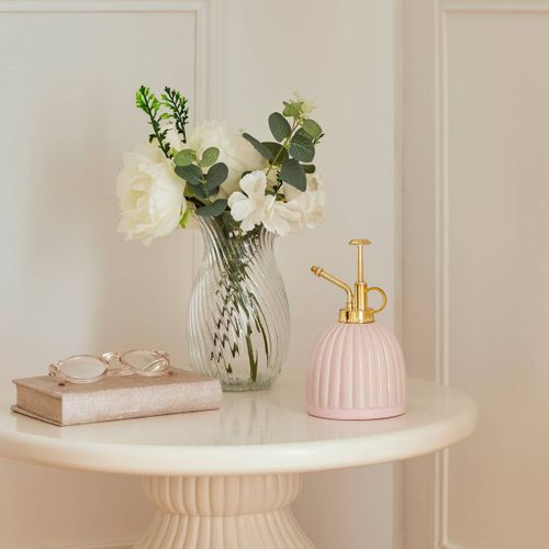 Vase Manel En Verre 12x12x20cm Transparent