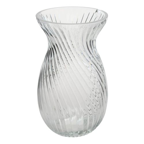 Vase Manel En Verre 12x12x20cm Transparent