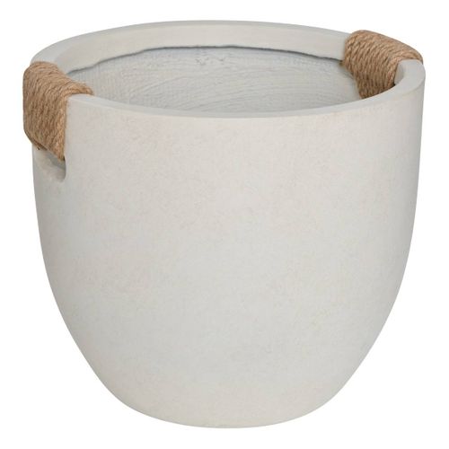 Set De 3 Pot De Fleurs Sien 47x40,5x47 Cm Blanc