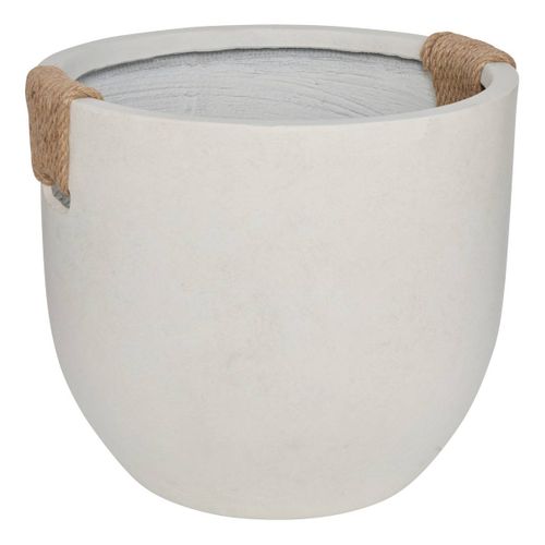 Set De 3 Pot De Fleurs Sien 47x40,5x47 Cm Blanc