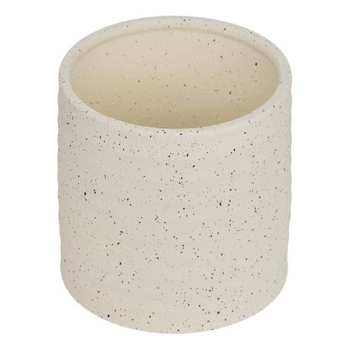 Set De 3 Pot De Fleurs Elly En Grès 25x25x21,5cm