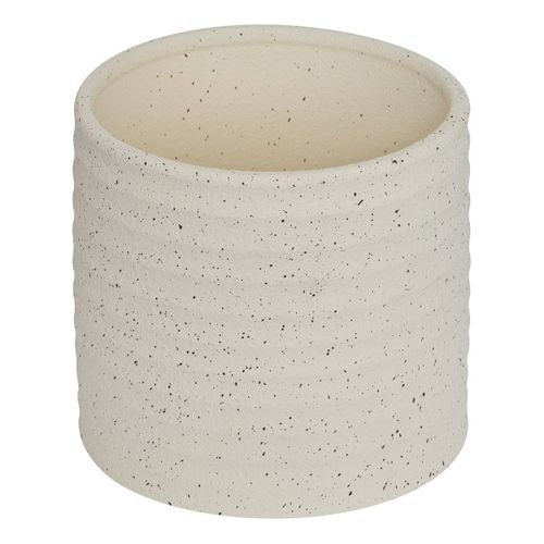 Set De 3 Pot De Fleurs Elly En Grès 25x25x21,5cm