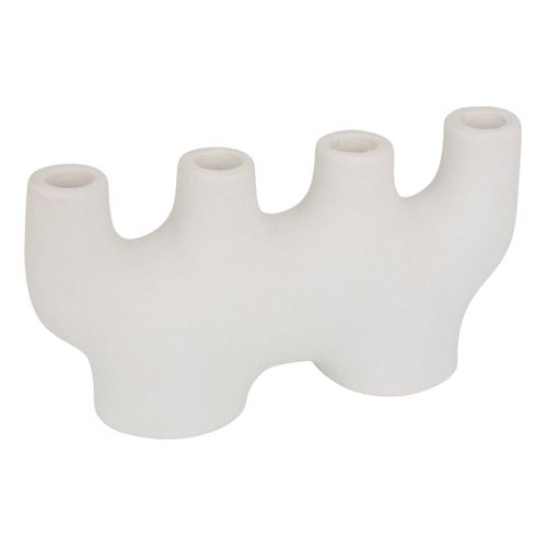 Chandelier Pour 4 Bougies Sien Grès Blanc