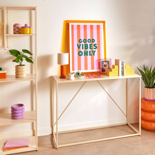 Console Gota Beige Finition Mate Poudrée