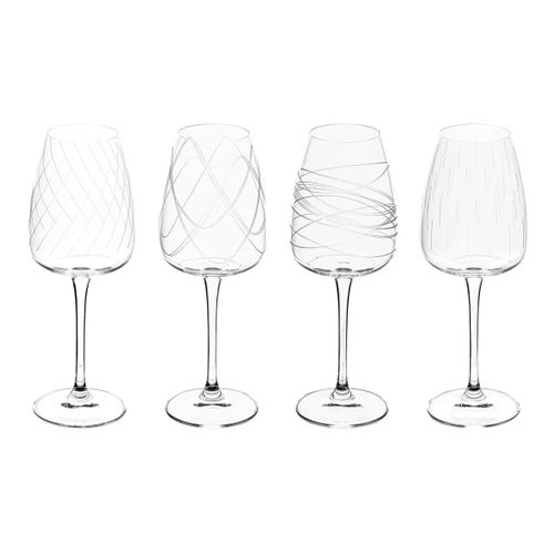 Lot De 4 Verres à Vin "talia" 44cl Transparent