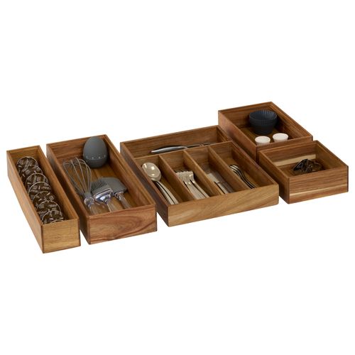 Organiseur Tiroir Tidy Smart Acacia L38cm