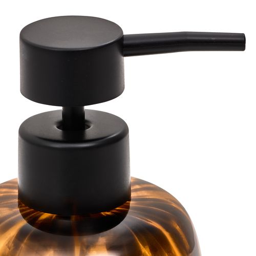 Distributeur de savon DOTTY Noir / Marron