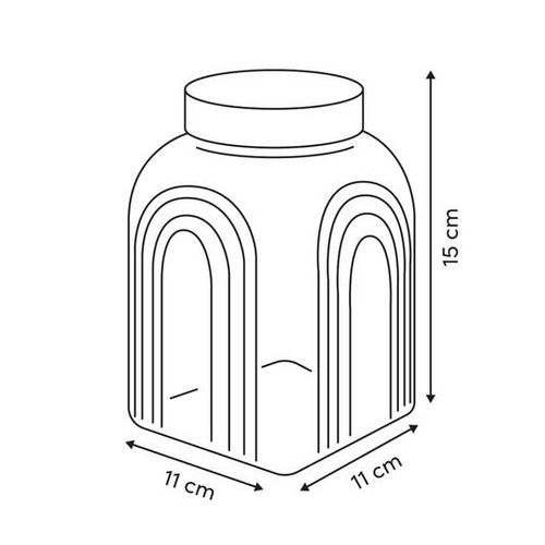 Bocal Verre Arche 1l
