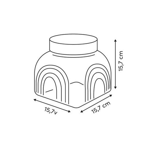 Bocal Verre Arche 2,4l