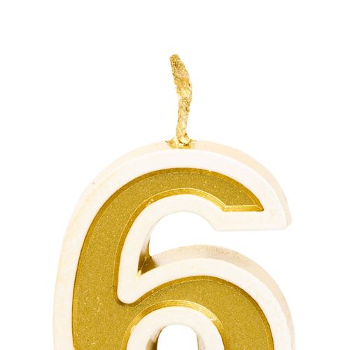 Bougie D'anniversaire Numéro 6