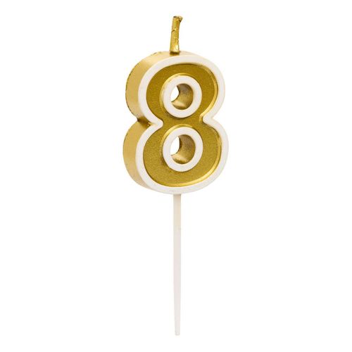 Bougie D'anniversaire Numéro 8