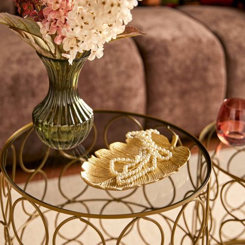 Vide-poche Bell Doré 25x15cm