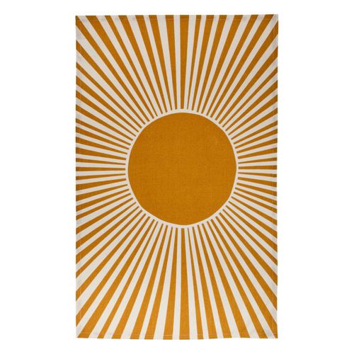 Lot De 3 Torchons De Cuisine "solaris" 45x70cm Ocre