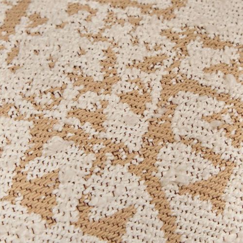 Coussin à Motifs Tissés "ozel" 30x50cm Ivoire