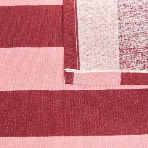 Nappe à Rayures "chéri" 150x250cm Rouge