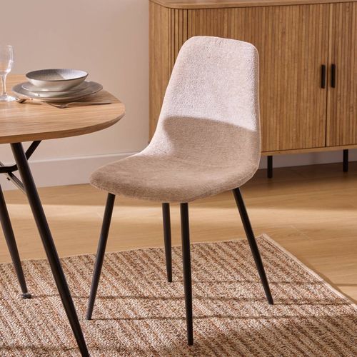 Chaise Tissu Chenille Tyka Beige