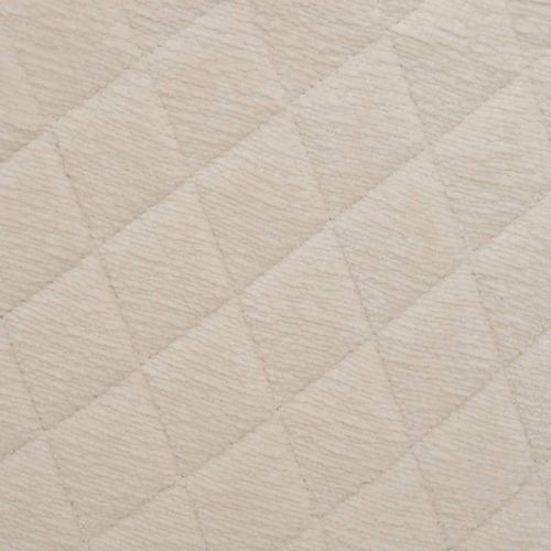 Fauteuil Repas Tissu Chenille Ivoire Marlo Atmosphera