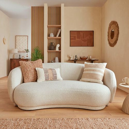 Canapé Fixe 2 Places Nesky - Blanc