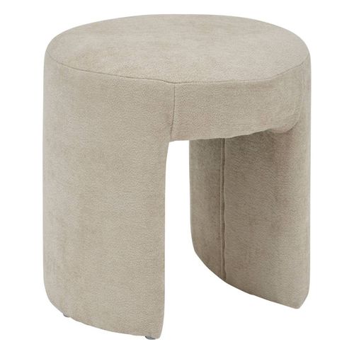Pouf Jin D38 Cm Tissu Beige