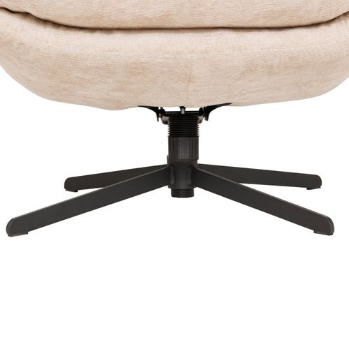 Fauteuil Bas Pivotant Stelan Beige