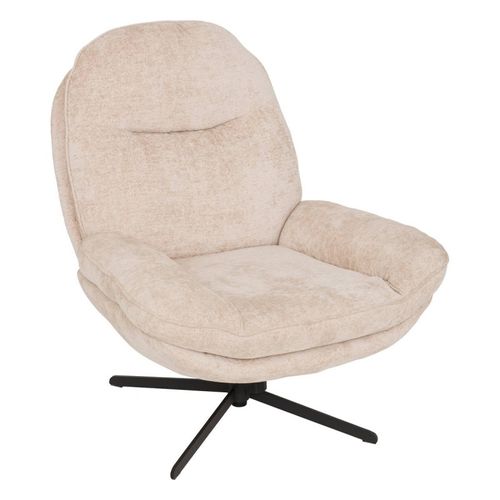 Fauteuil Bas Pivotant Stelan Beige