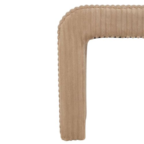 Pouf Velours Côtelé Sevi Beige