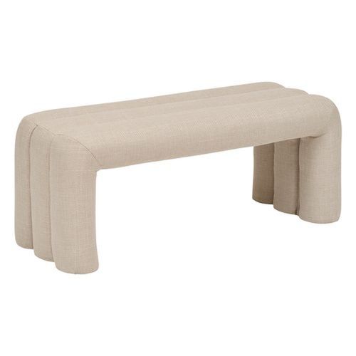Banc Sisco Argile 102x42x43.5 Cm - Beige