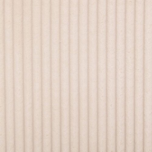 Pouf Pliant Double Arum Côtelé 76 X 38 Cm Ivoire