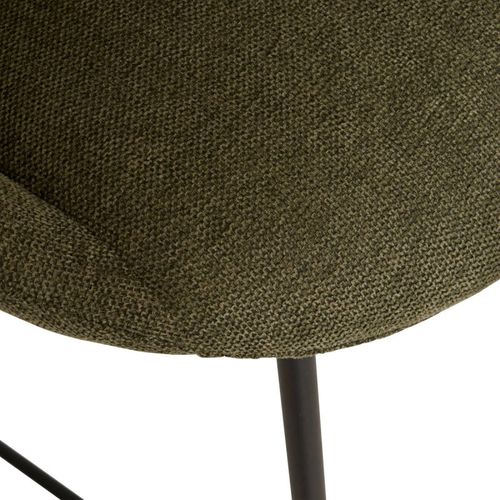 Tabouret De Bar Amago Haut Tissu Vert Cèdre
