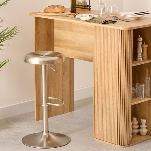 Tabouret De Bar Ilsa Ajustable Chromé