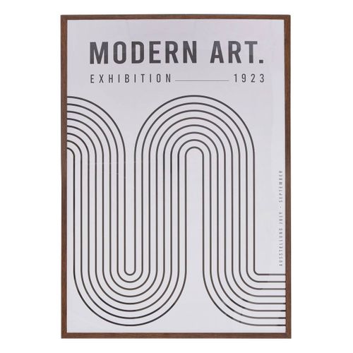 Affiche Encadrée Adem Noir Et Blanc 50x70cm