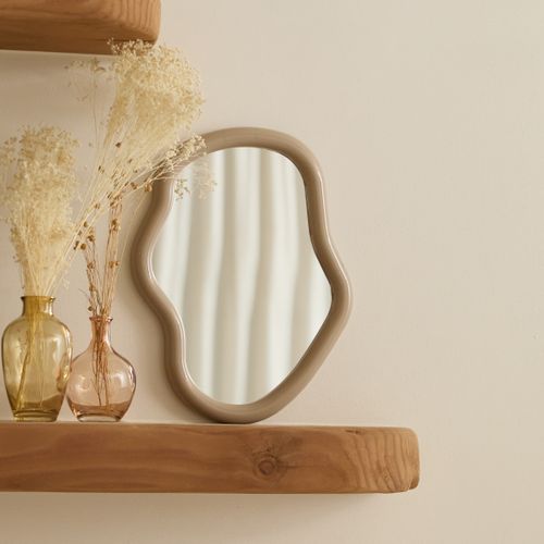 Miroir organique 33x25 cm REZA Beige