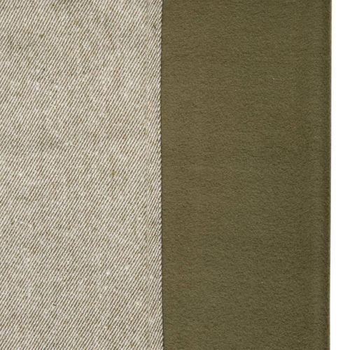 Rideau Isolant Effet Laine "kys" 140x260cm Kaki